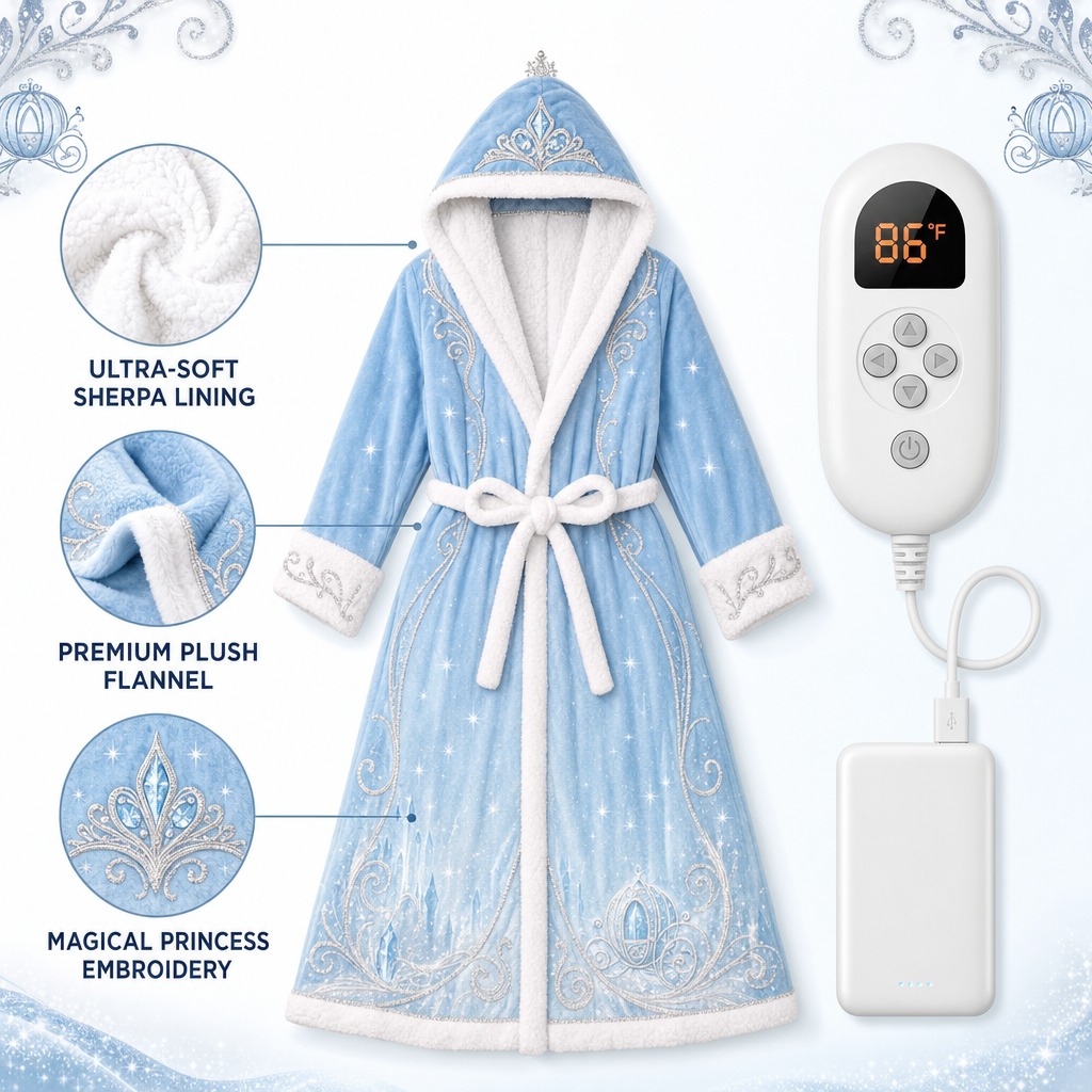Princess Comfort Heated Robe
